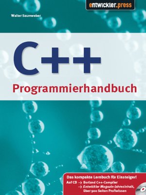 cover image of C++ Programmierhandbuch